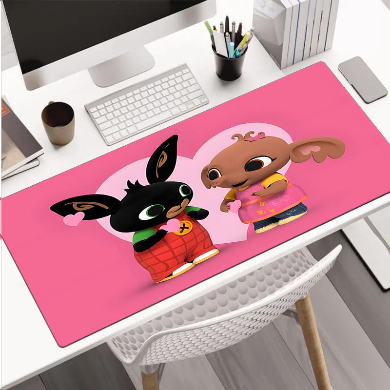 Rainbow Bing Friends Singing Mouse Pad, Rubber Base, Mouse Pad for Gamers and Office Use, Gaming Desk , Easy To Clean Mat Christmas fan gifts