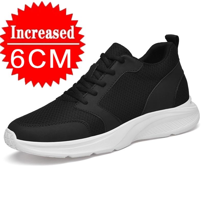 2026 Men Elevator Shoes Invisible Height Increase Sneakers Shoes for Men 4/6/8cm Casual Shoes Men's Lightweight Running Shoes