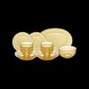 GLASSLOCK 14-Piece High Borosilicate Glass Dinnerware Set