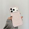 Korean-Style Pink Polka Dot iPhone Case: Drop-Proof, 16Pro Magnetic, 15PM Bear Stand, 14/13 Frosted