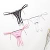 Sexy Transparent Thong Eyelash Lace T Panties Women Plus Size Lace Panties G-string