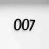 For ZEEKR 001 X 007 7X 009 Black Badge Front Rear Badge Blackened Modification Accessories
