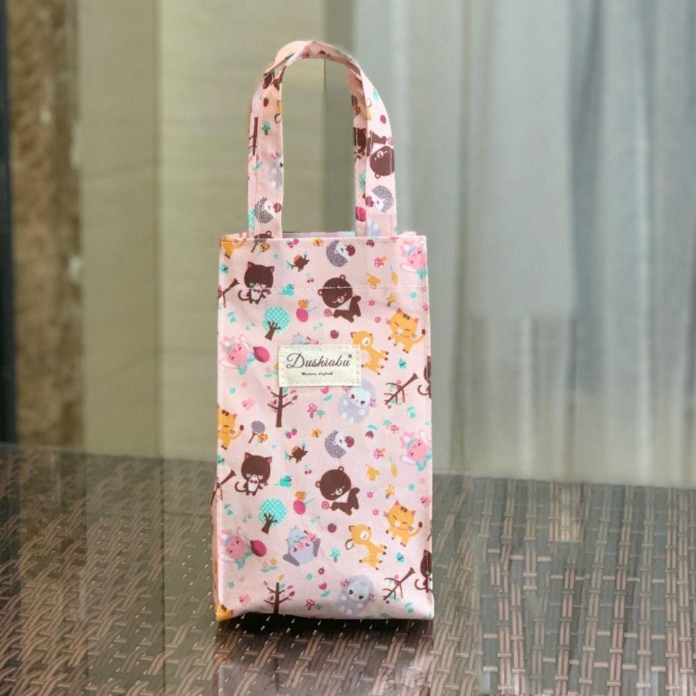 Hand Carrying Water Bottle Handbag Oxford Umbrella Bag Portable Insulated Cup Holder