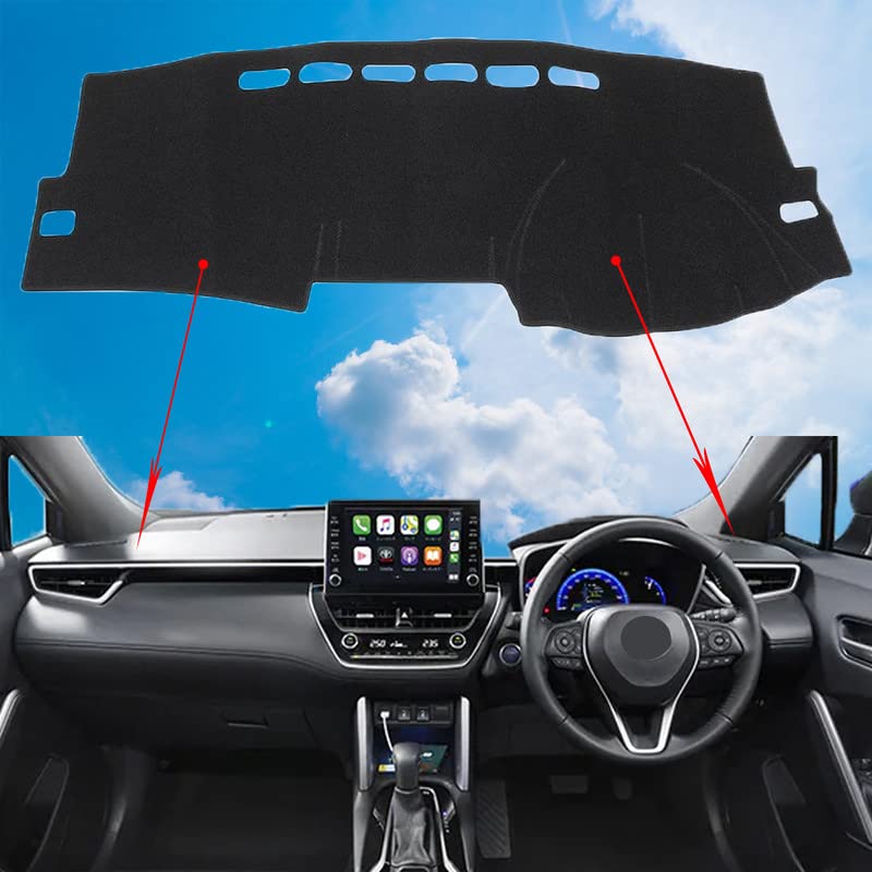 

Compatible with Toyota Corolla Dashboard Interior Dashboard Sun Dashboard Light Protection Custom Flannel Heat 2007-2012. Mat, Cover, Vehicle-Specific
