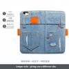 Y2K Denim Flip Phone Case IPhone 16 15 14 13 12 Pro Max Stylish Protective Cover With Card Slot Stand