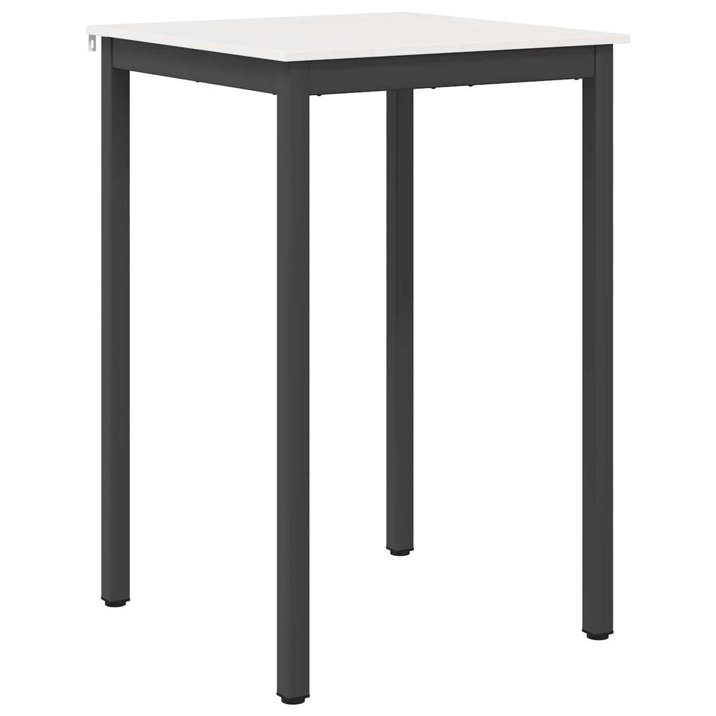 Bartisch in White 70 x 70 x 105 cm Solid Pine Wood