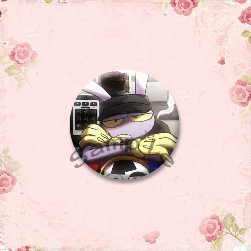 Anime Role Jax Gangle Ragatha Round Brooch Cartoon Figure Lapel Badges Custom Soft Button Pin Bag Jewelry Accessories XMAS Gifts