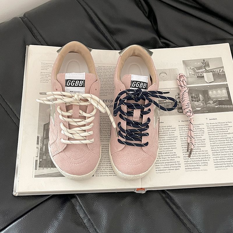 Pantofi sport de nișă toamnă și iarnă versatili retro pantofi de antrenament germani pantofi mici murdari cu stea pantofi casual cu talpă moale pentru femei modă pentru femei