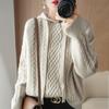 Women Knitted Hoodie Sweater MODERN NEW SAGA Winter Thick Knitted Pullover Sweatshirt Autumn Cashmere Wool Sweaters Female Jumper