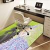 Wicked Bubbles Pattern Polyester Office Carpet Chair Mats, Home Decor Dormitory Floor Protector with