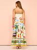 2024 Summer High-Waist Sleeveless Printed Dress for Women