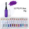 Hair Pen Disposable Temporary Dye Partial Dye DIY Hair Chalk Gray Hair Root Cover Festival Cosplay Ring Waterproof Ink Portable 1 pcs No. 6 Purple
