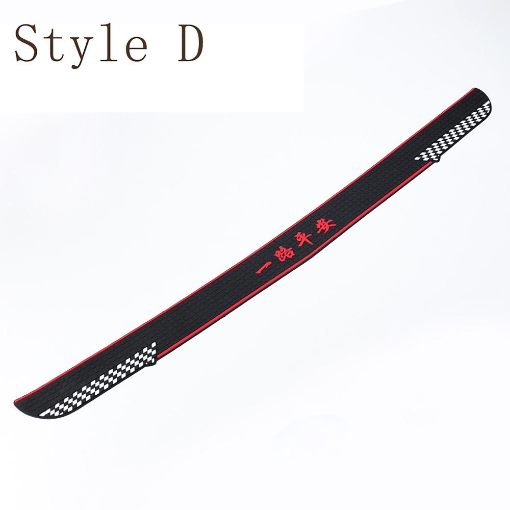 

90*7 см автомобильный задний багажник защитный бампер резиновый антицарапающий бампер двери автомобиля автомобильный аксессуар нескользящая накладка задний резиновый бампер