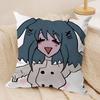 LLaceys Games cool Cushion Cover Silky Short Plush Invisible Zipper Dustproof Sofa Pillow Case for Home Decor