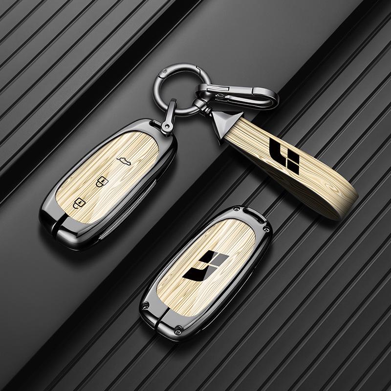 Premium Metal Shell Key Case for Ideal L9/L8/L7MAX - Car-Specific Protection with Buckle