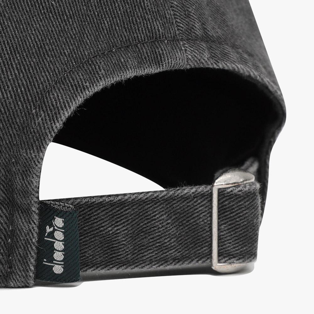 diadora Washed Cap Charcoal Grey