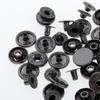 30 Assorted Metal Fasteners for Sewing and Leather Crafts