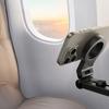 Magnetic Phone Holder Airplane Cellphone Mount Travel Desk Phone Stand Flight Flexible Rotation Mount Train Seat Stand