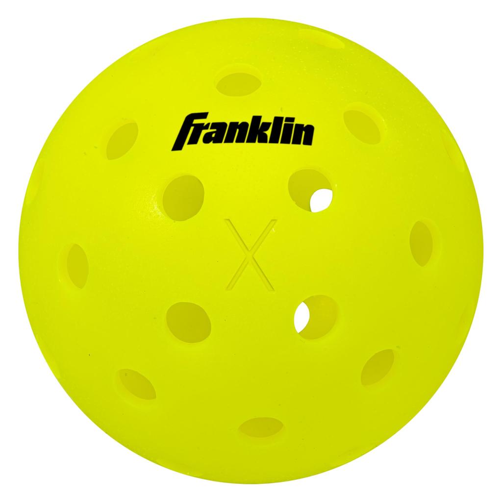 Franklin Sports Pickleball Net 2 and 2 USA Pickleball Approved Black Half-Court - 10' Net, Paddles, X-40 Pickleballs,