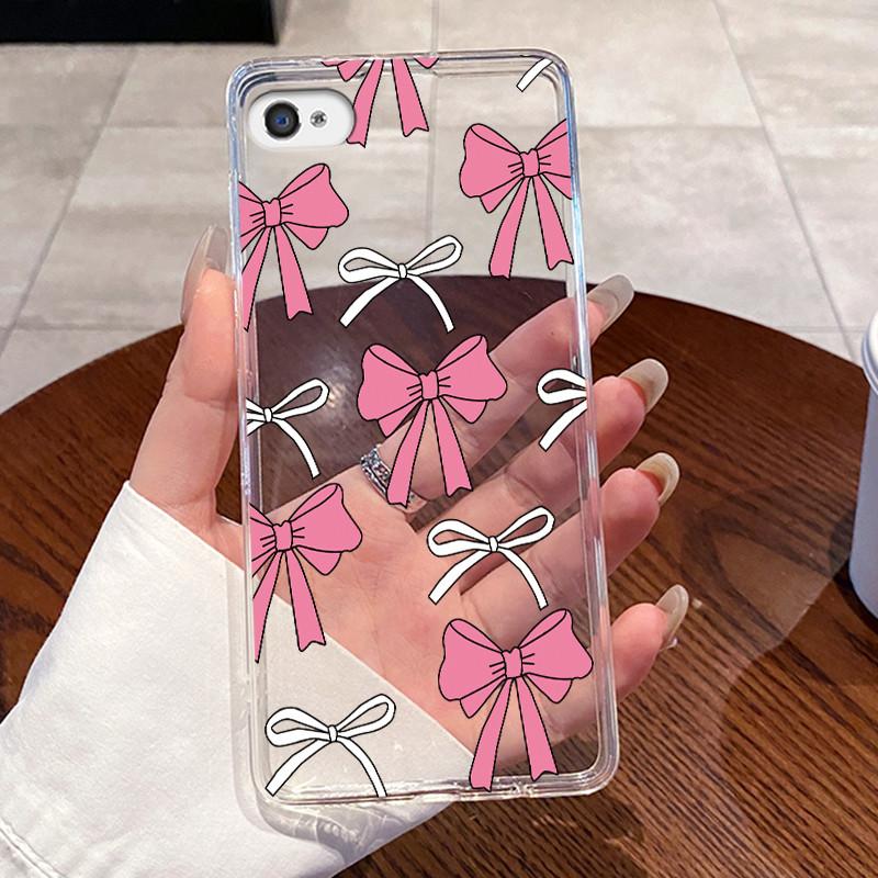 Für iPhone 4/4s/5/5s Hülle Klar Luxus Niedlich Liebesherz Hase Lustig TPU Weiches Silikon Handyhülle Für iPhone 4 4s 5 5s Rückseite