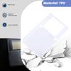 AS62 Silicone Sleeve for Analogue Pocket/AP Handheld Game Console Protective Case Translucent White