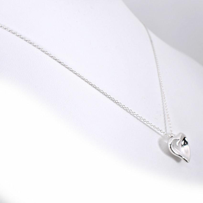 [Used] TIFFANY 925 Full Heart Pendant/Necklace/g538-63
