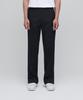 Semi-Wide Slit Hidden Banding Slacks [Black]