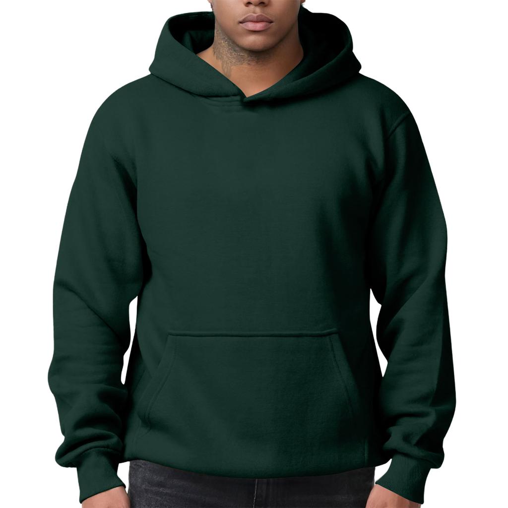 Men's Fleece Hoodie Casual Long Sleeve Sweatshirt