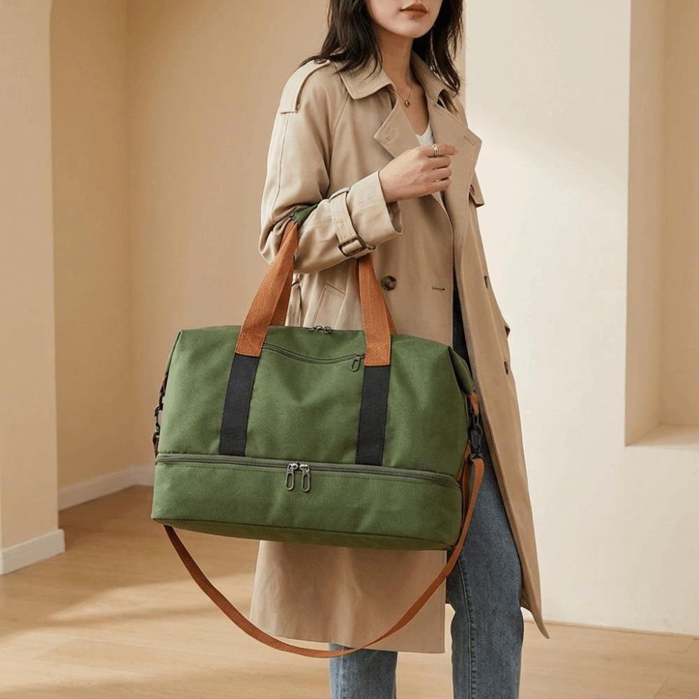Waterproof Hand Luggage Handbag Multifunctional Pull-rod Boarding Bag Streetwear