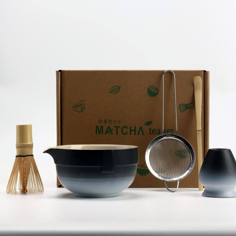5pcs/set Japanese Matcha Set Vintage Bamboo Matcha Brush Exquisite Matcha Bowl Tea Tools Accessories Ceremony Great Gifts Box