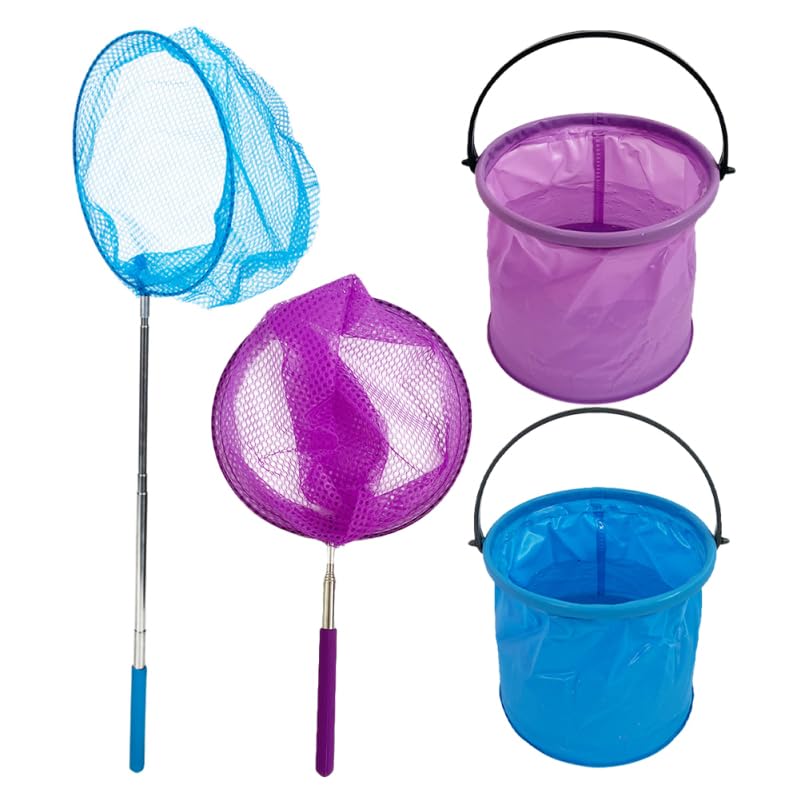 

TENDYCOCO Kids Beach Set with Fishing Net and Beach Bucket, Foldable Toy for Sandbox and Water Play, Outdoor Play