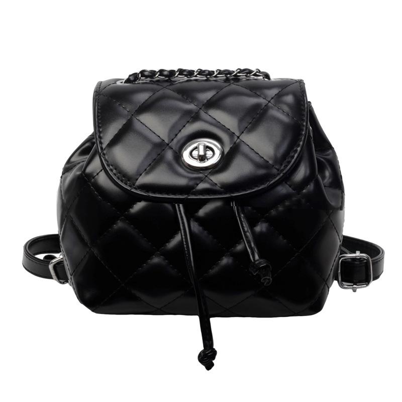 Summer Foreign Style Chain Backpack Bag 2025 New Korean Version Ins Travel Small Backpack Niche Design Shoulder Bag