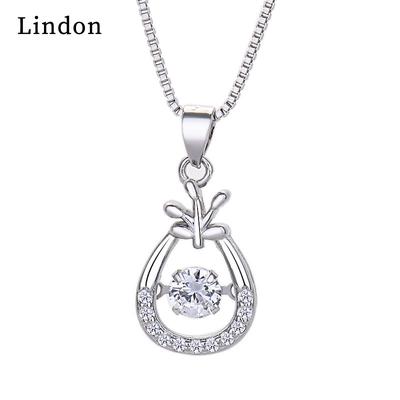 Lindon Women Necklace Pendant Copper Alloy Zircon Fashion Gift