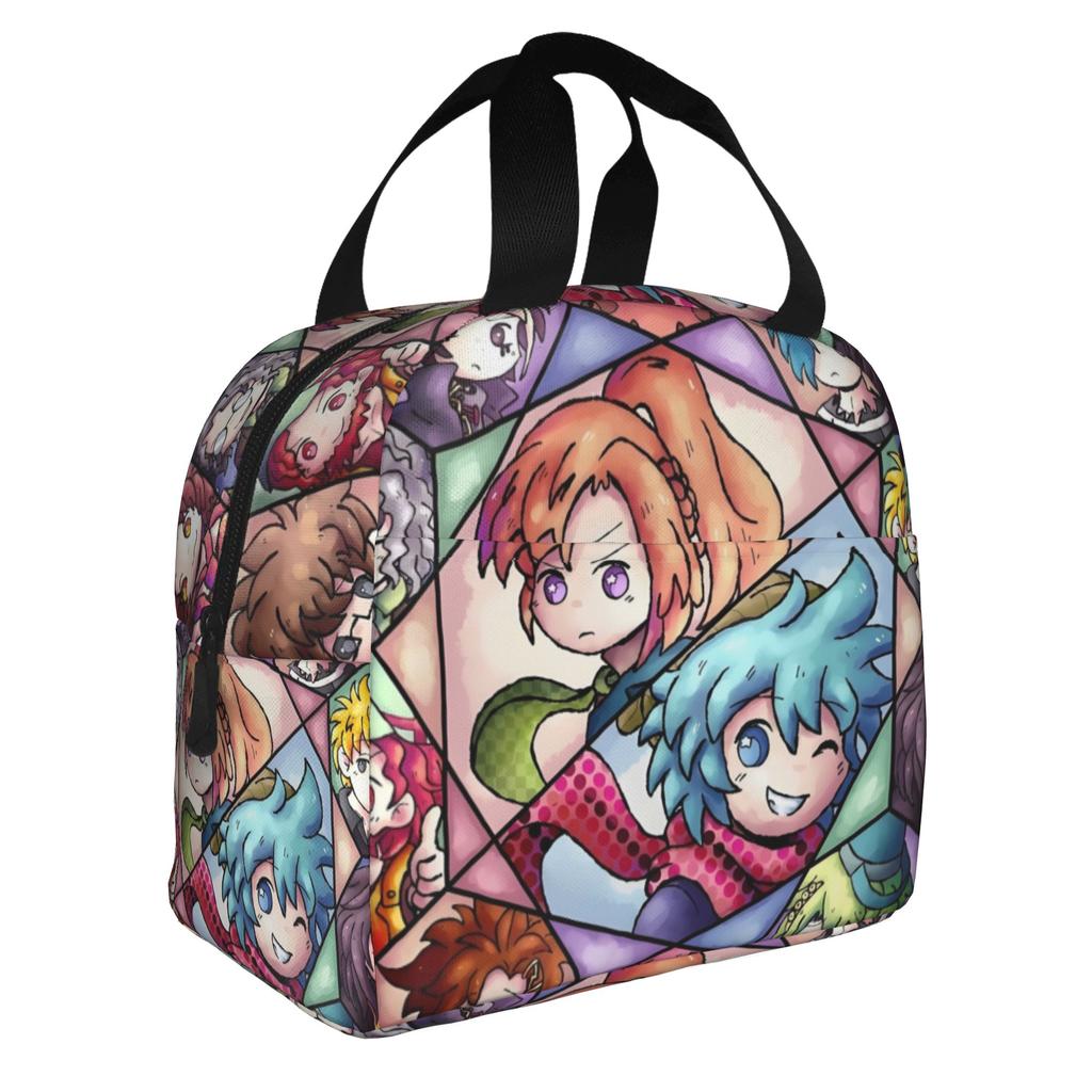 Horror Game YTTD Thermal Insulated Lunch Bag Your Turn To Die Humor Portable Lunch Container for Work School Storage Food Box