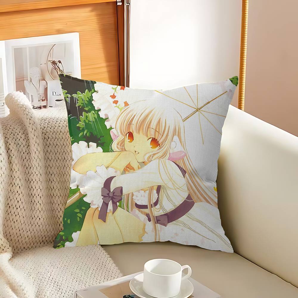 Chobits Anime Pillow Gifts Home Office Furnishings Bedroom Sofa Car Cushion Cover Case 45x45cm