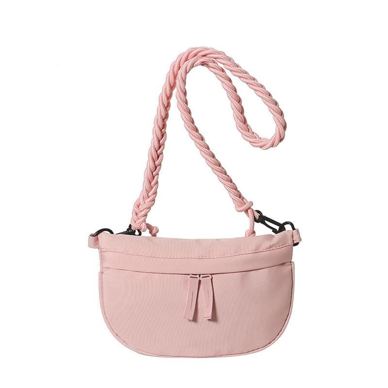 Stylish Commuter Single Shoulder Bag With Large Capacity Suitable For Daily Matching розовый