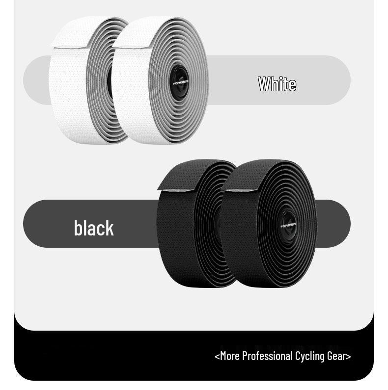 Solid Color Non-Slip Silicone Handlebar Tape: Comfortable, Shock-Absorbing, Sweat-Wicking for Road and Fixed Gear Bikes