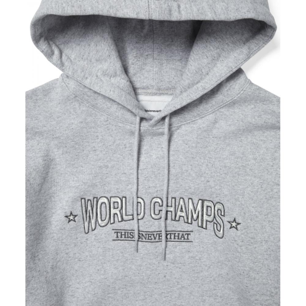 Thisisneverthat World Champs Hoodie Heather Grey