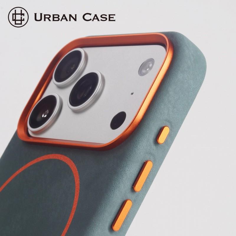Magnetyczne Skórzane Etui na Telefon iPhone 18 Pro Max 17 16 15 14 13 Odporne na Wstrząsy Pokrowiec Ochronny na Obiektyw