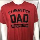 Mens T Shirt Gymnastics Dad She Flips I Pay Spell Out Size XL Novelty 3XL