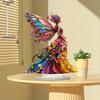 2D Flat Acrylic Colorful Butterfly Fairy Decoration, Indoor and Outdoor Decoration - No Battery/electricity Required, Free Day Decorati