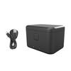 For Insta360 X5 PULUZ Dual-Batteries Charging Box Battery & Memory Card Storage Case (Black)