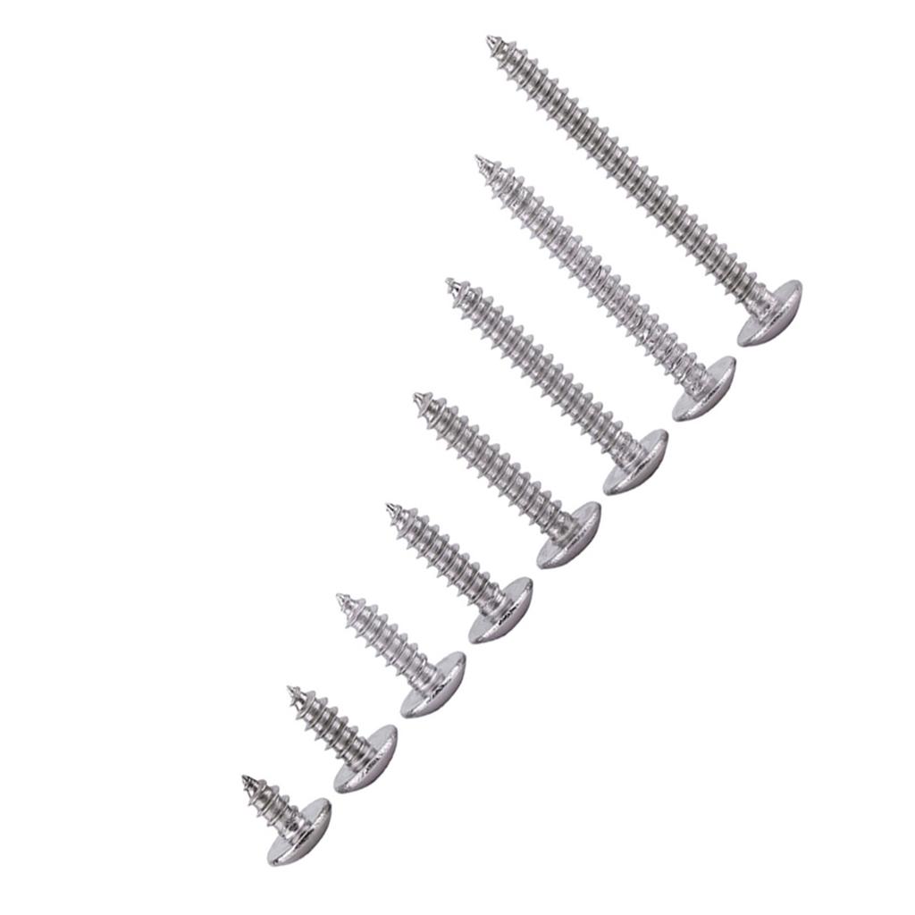 200pcs M3 Aço Inoxidável SS304 Parafusos Autoatarraxantes Cabeça Panela Plana Treliça