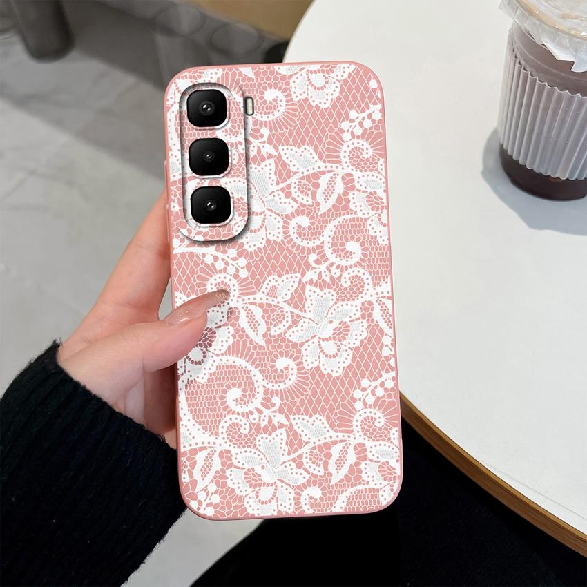 For Infinix Hot 60 50 Pro Plus 40Pro 30 Play 70 60i 50i 40i 30i Phone Case Sweet Bunny Cake New Upgrade Soft Smooth Silicone Lightweight Durable Shell