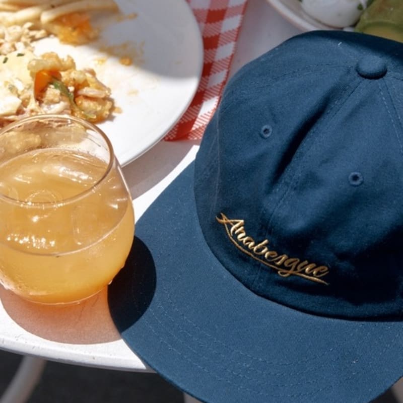 DEPOUND Schriftzug Baseballkappe - marineblau