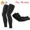 2025 Raudax Arm Leg Warmers Black Winter Thermal Fellce Cycling Arm Warmer MTB Bicycle Running Racing MTB Bike Leg Sleeve