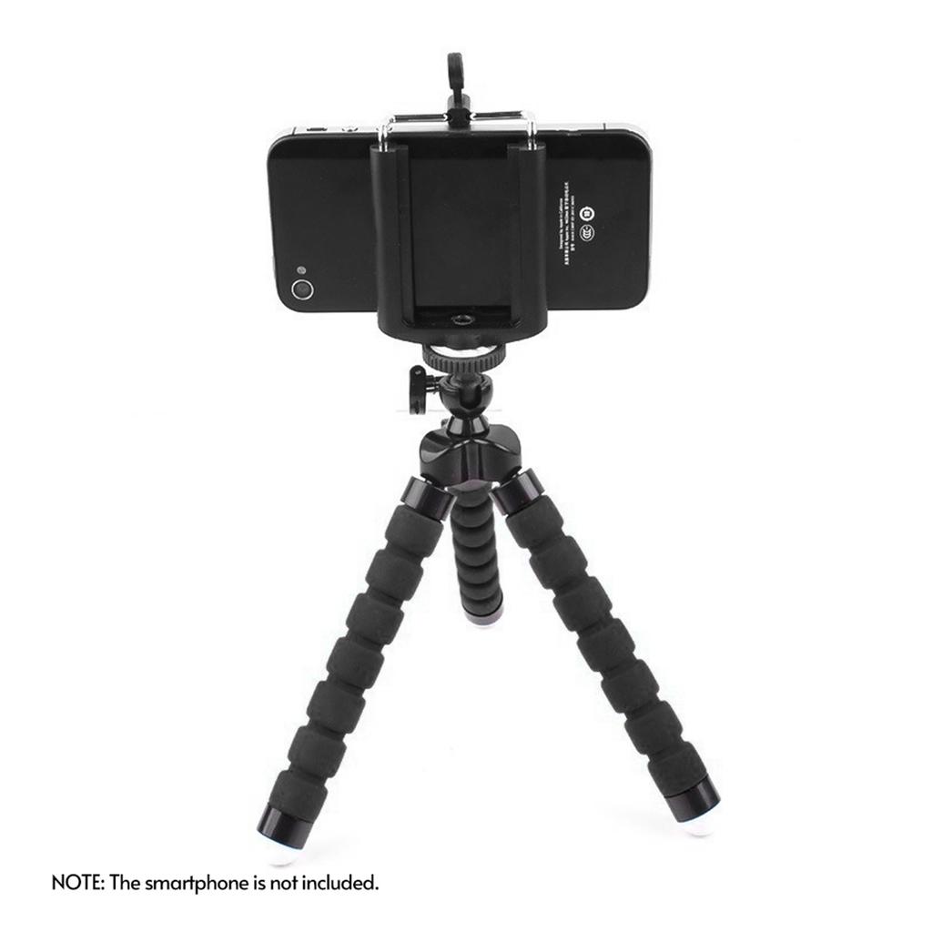 Portable Mini Octopus Tripod Stand with Phone Holder for Live Streaming Selfie