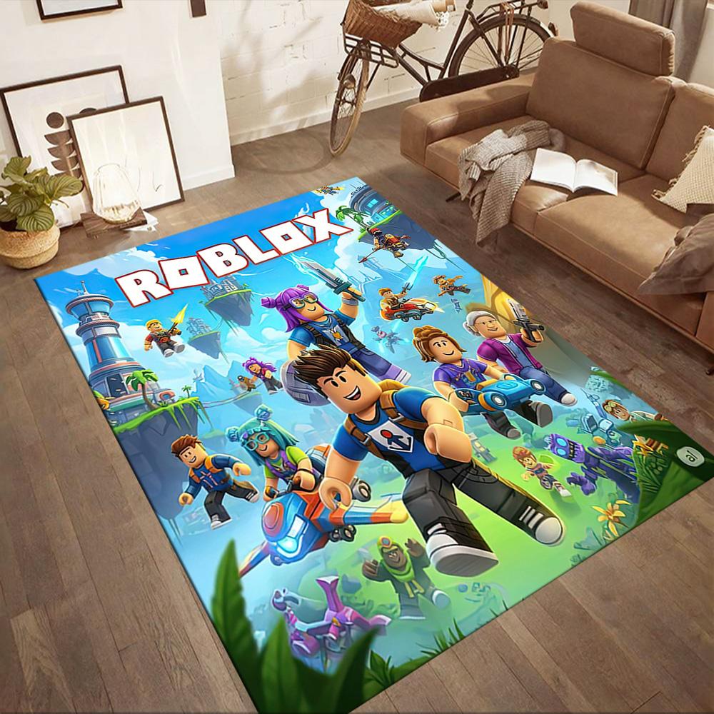 Rolling Blocks Adventure Square Rugs Are a Great Choice for Living Rooms, Bedrooms, Home Décor, and As Gifts.