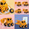 Childrens Pressing Sliding Construction Vehicle With Pushback Function For Kids Educational Play