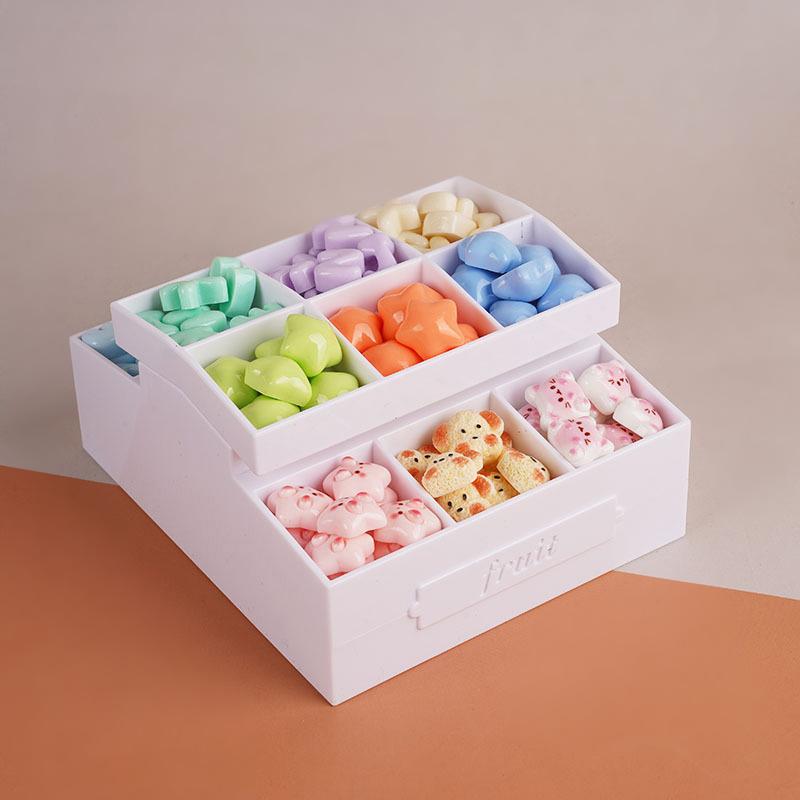 1:12 Dollhouse Miniature Simulation Fruit Snack Stand Furniture Home Model Decor Toy Doll House Accessories